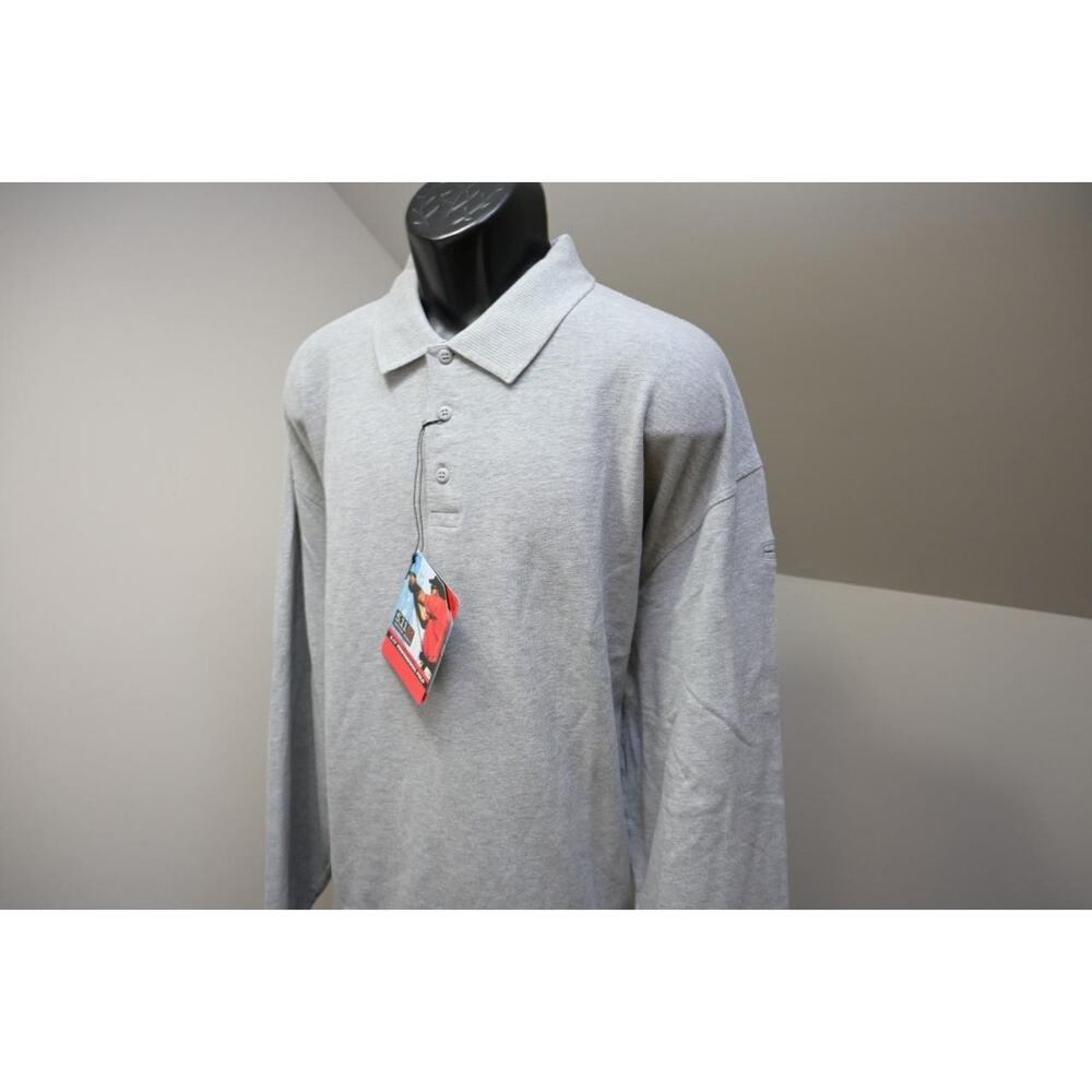 5.11 Tactical Polo Shirt Gray Performance Cotton Long‎ Sleeve Mens Size 3XL NWT
